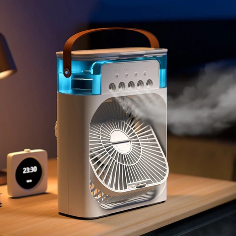 Ventilador de escritorio con Humidificador