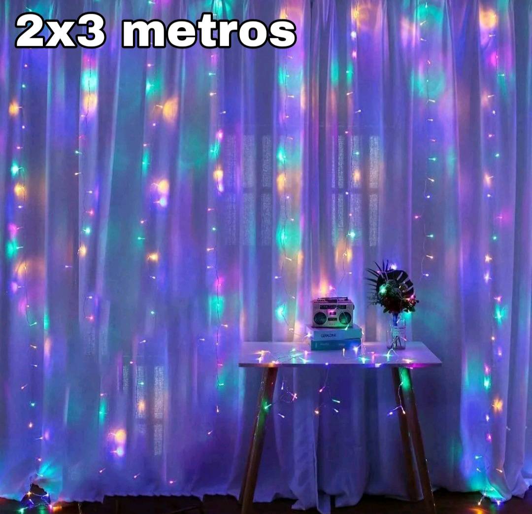 CORTINA LED 2X3 MTS MULTICOLOR